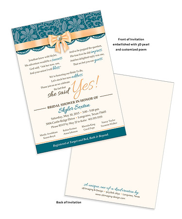 skyler bridal shower invite