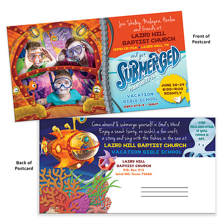 lhbc vbs postcard invitation 2016