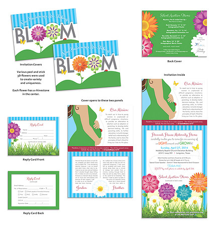hannah house invitation package 2014