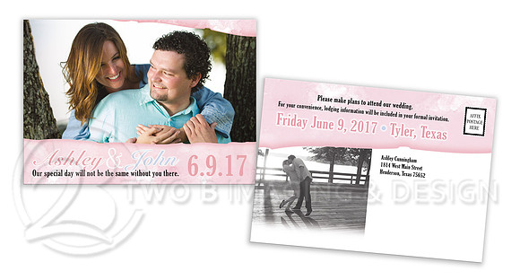ashley & john save the date