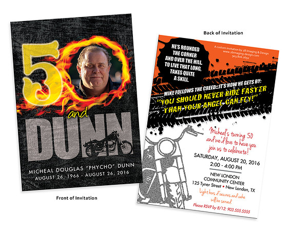 dunn 50th bd invite