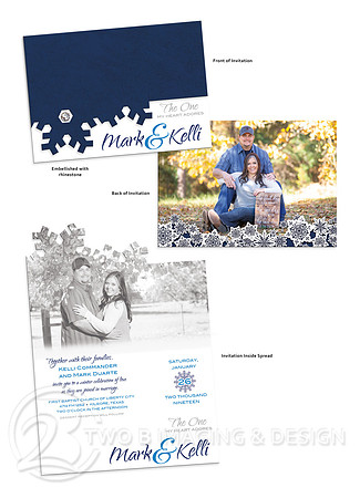 kelli and mark wedding invite