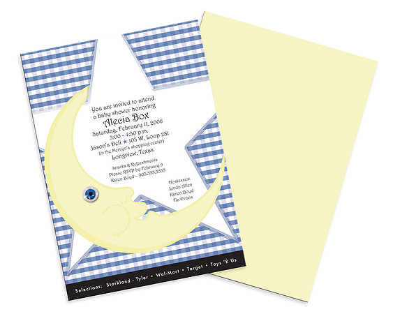 alecia baby shower invitation