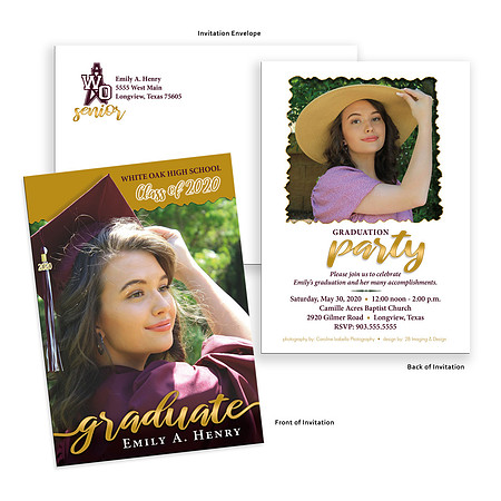 emily henry grad invite
